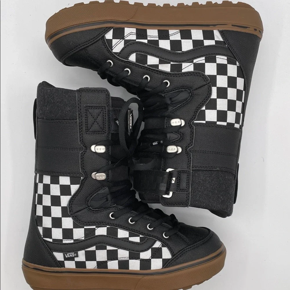 Vans Hi-Standard LL DX Men’s 8.5 Black White Checkerboard Lace Snowboard Boots